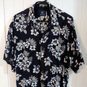 MANGO MOON Men's Hawaiian short sleeve